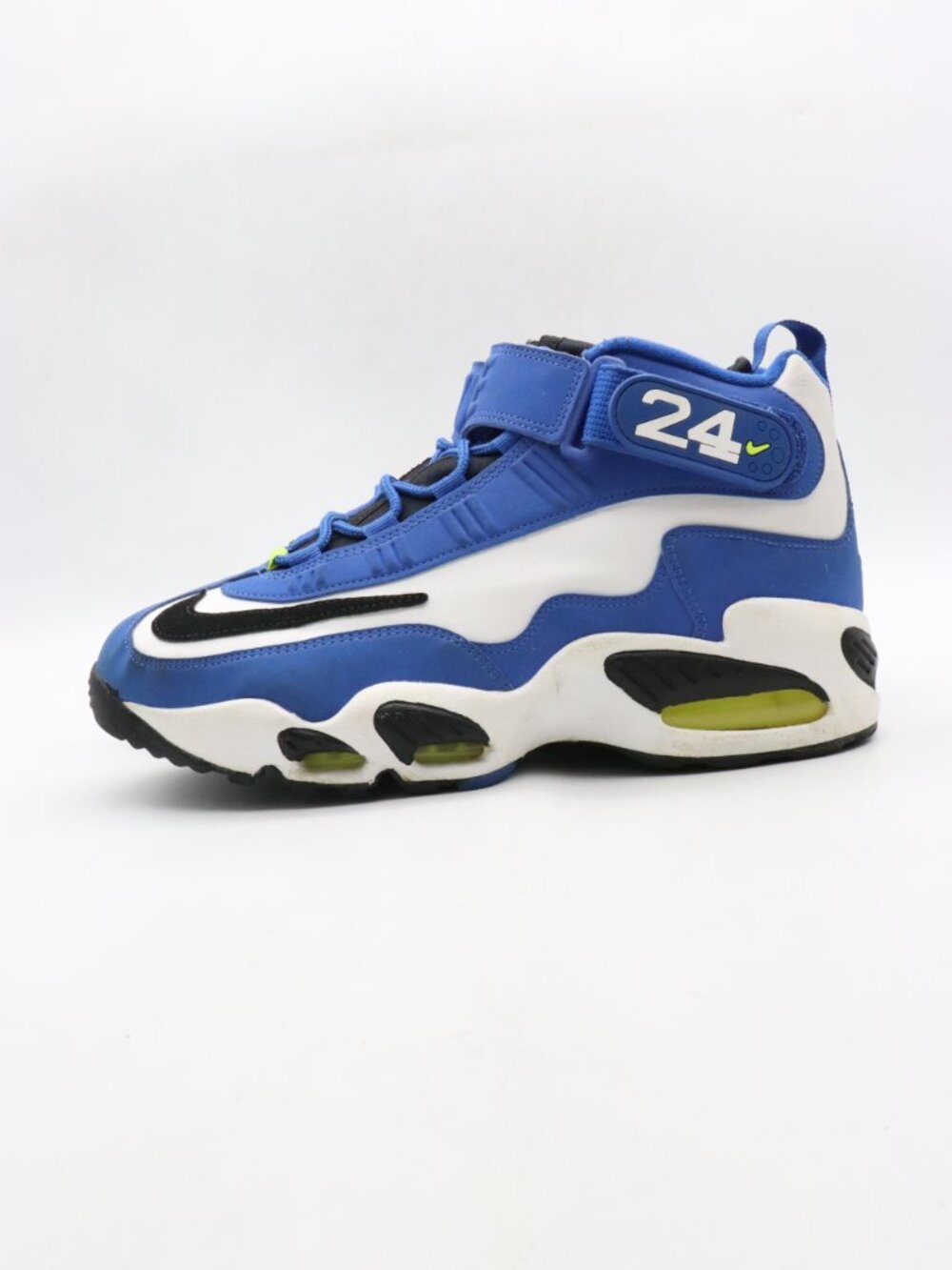 Nike Air Griffey Max 1 Men's 10 Varsity Royal Black Volt 2021 Sneaker DJ5161-400 - Picture 4 of 11